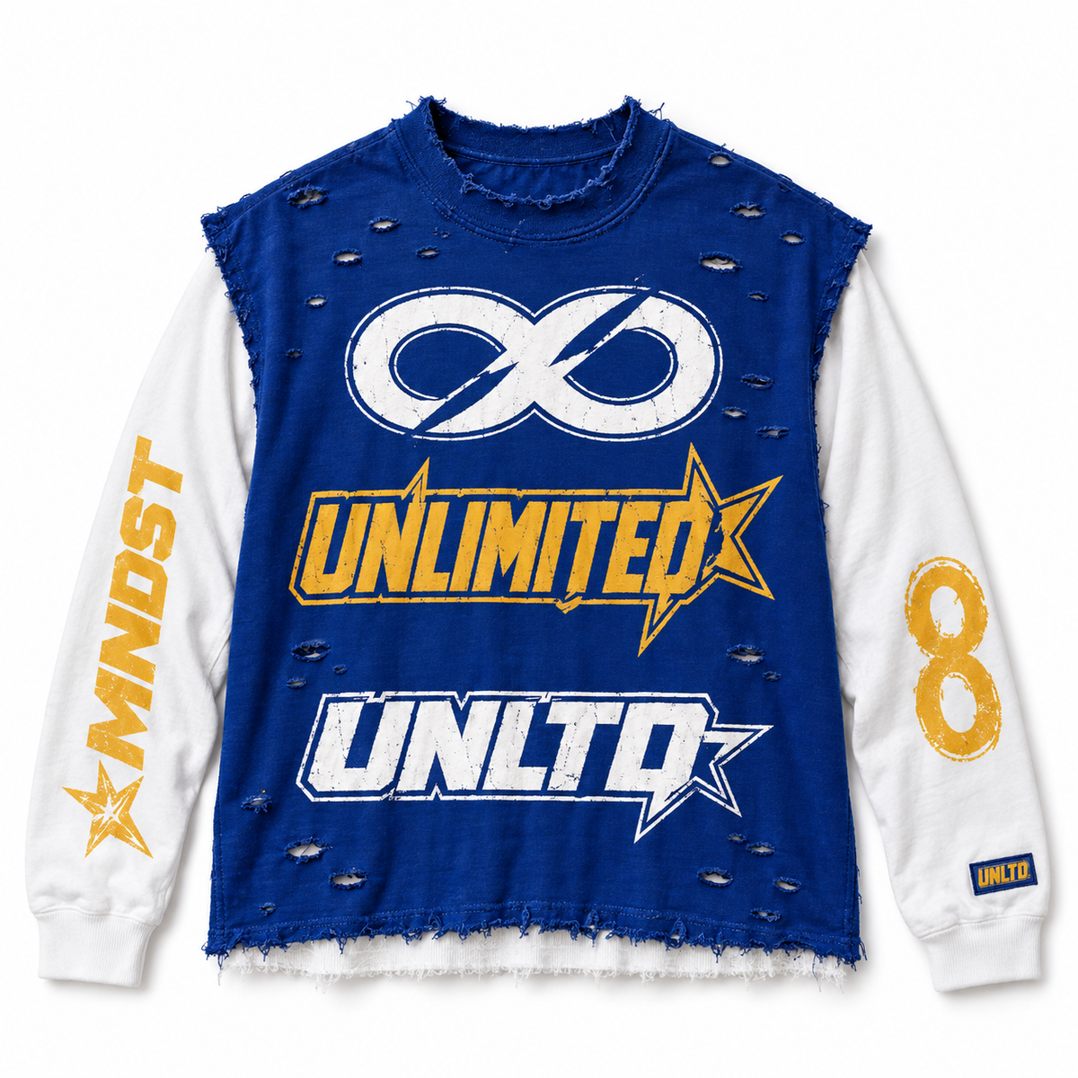 Blue Unlimited Racing Longsleeve