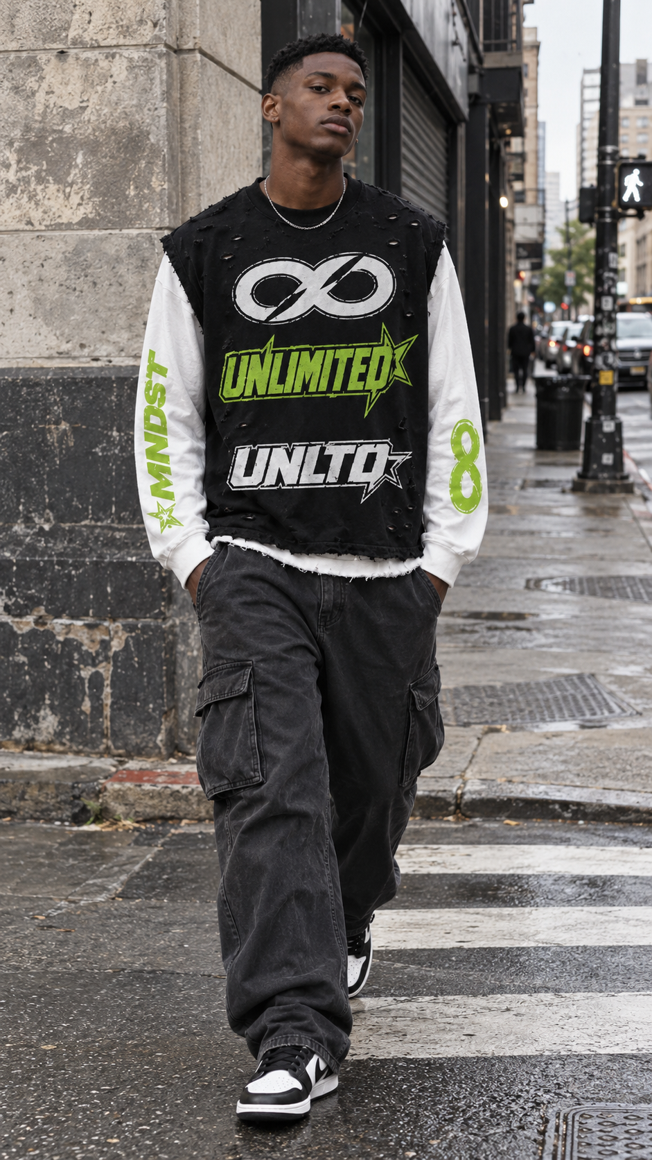 Neon Green Racing Longsleeve
